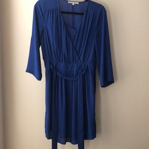 Blue Wrap Dress